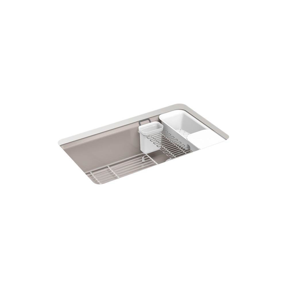 Riverby  33" undermount single-bowl workstation kitchen sink