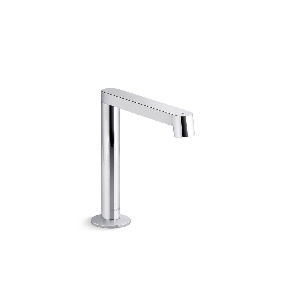 Components  Touchless single-hole lavatory faucet with Kinesis  sensor technology and temperature mixer, DC-powered, 0.5 gpm
