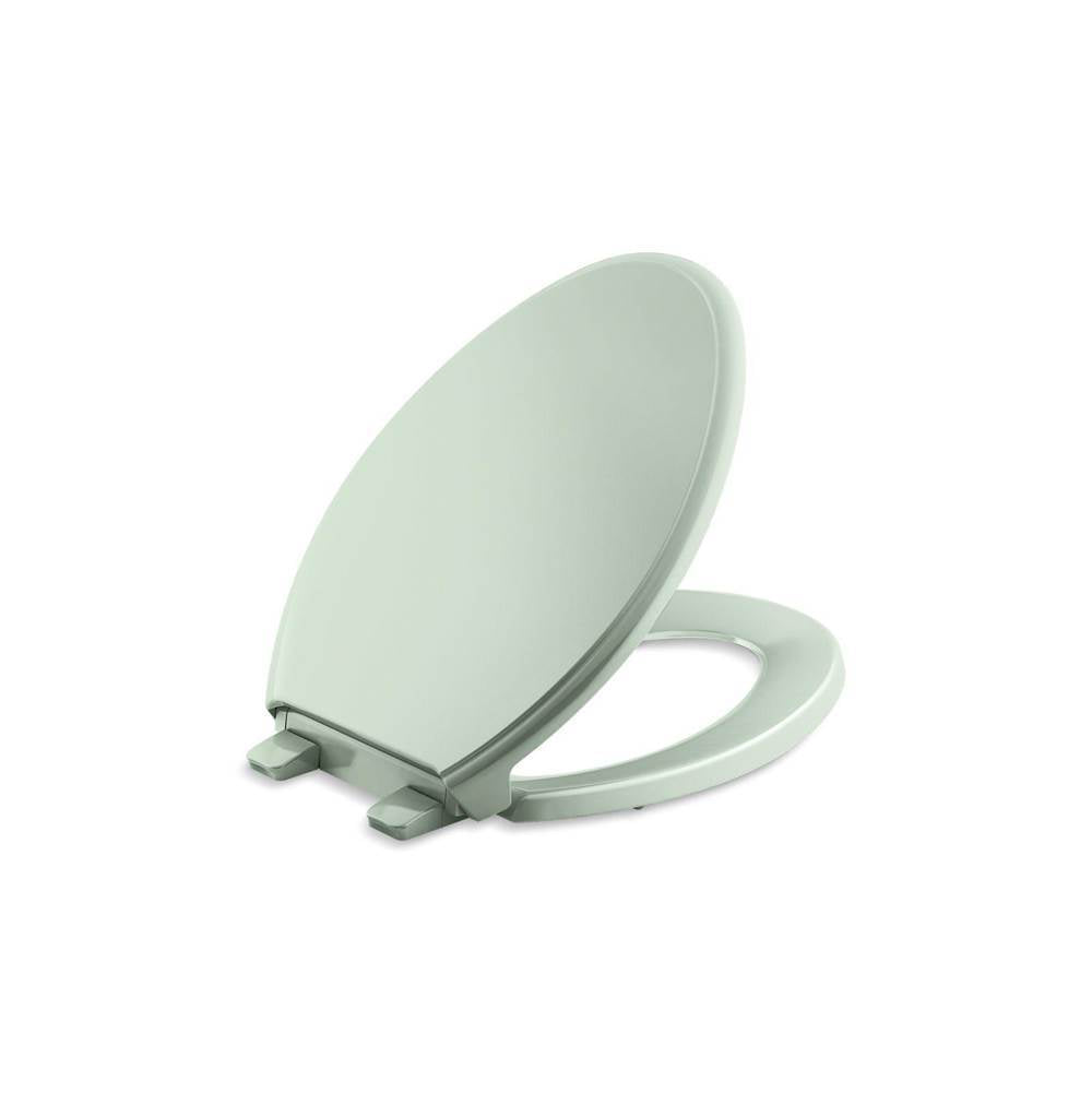 Glenbury ReadyLatch  Quiet-Close elongated toilet seat