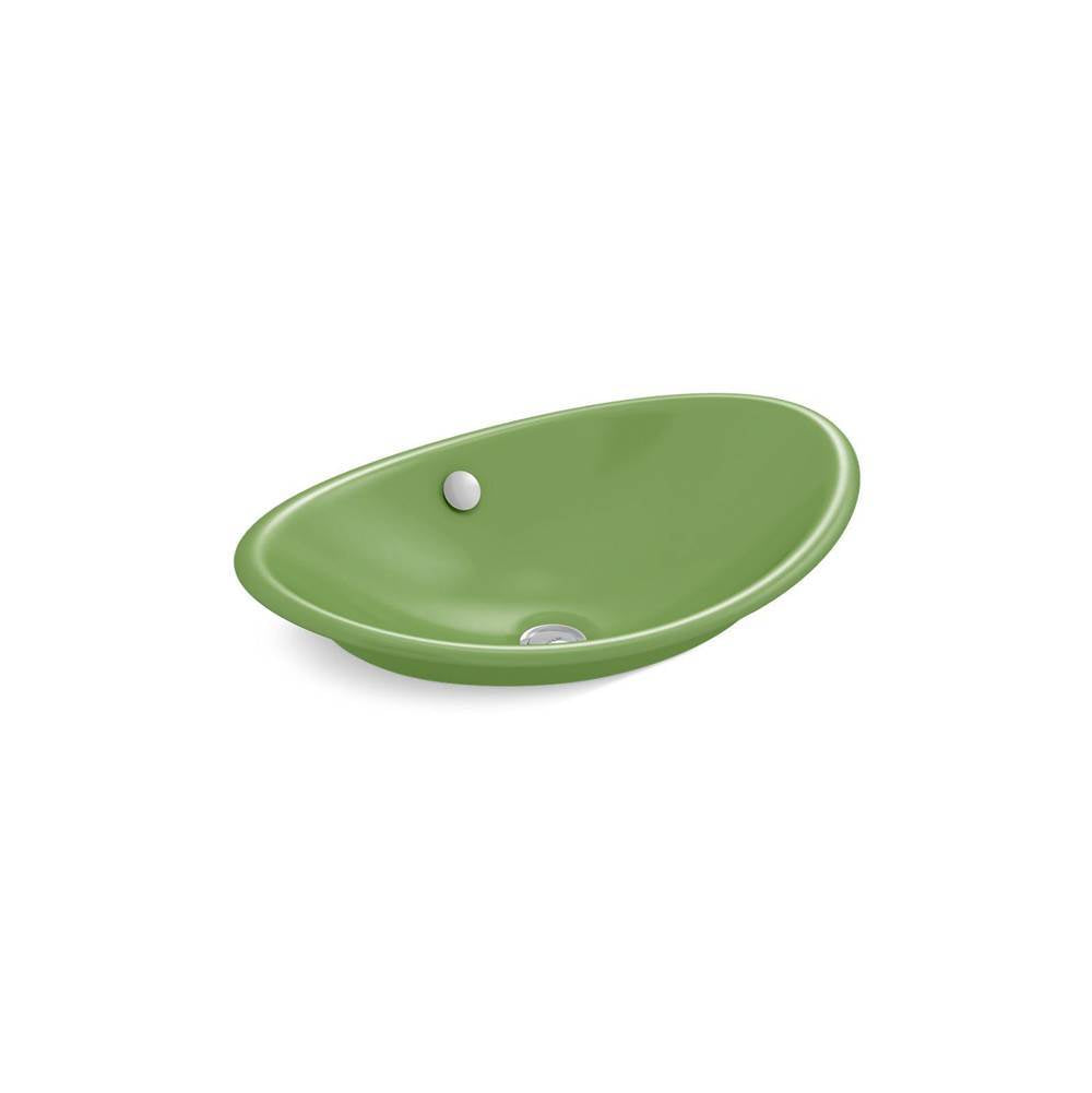 Iron Plains  20-3/4" oval vessel bathroom sink