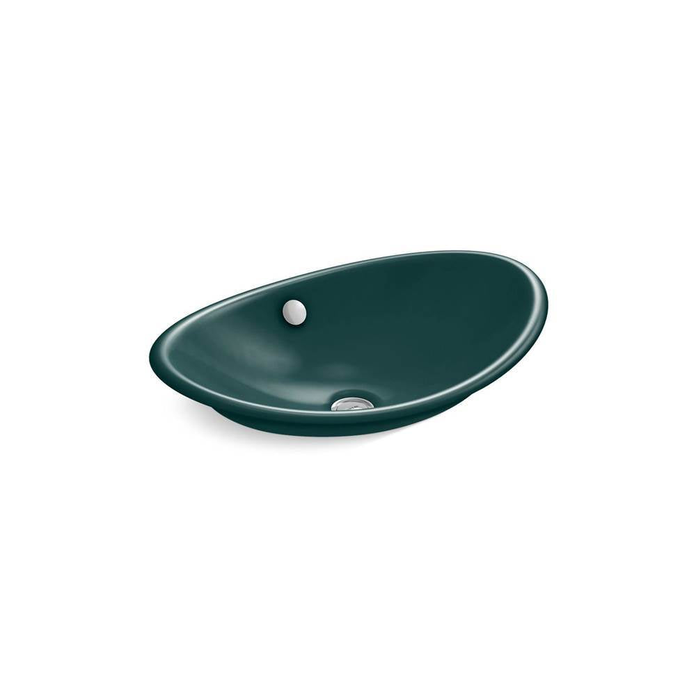 Iron Plains  20-3/4" oval vessel bathroom sink