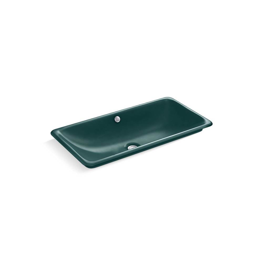 Iron Plains  30" rectangular drop-in / undermount / vessel bathroom sink
