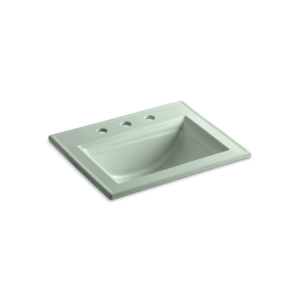 Memoirs  Stately 22-3/4" rectangular drop-in bathroom sink