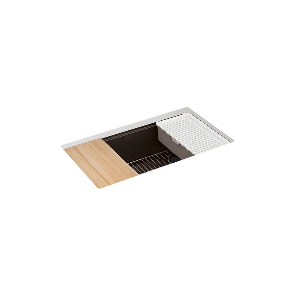 Billings 32-1/2" undermount single-bowl workstation kitchen sink