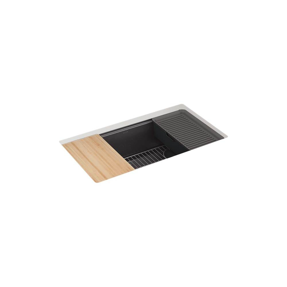 Billings 32-1/2" undermount single-bowl workstation kitchen sink