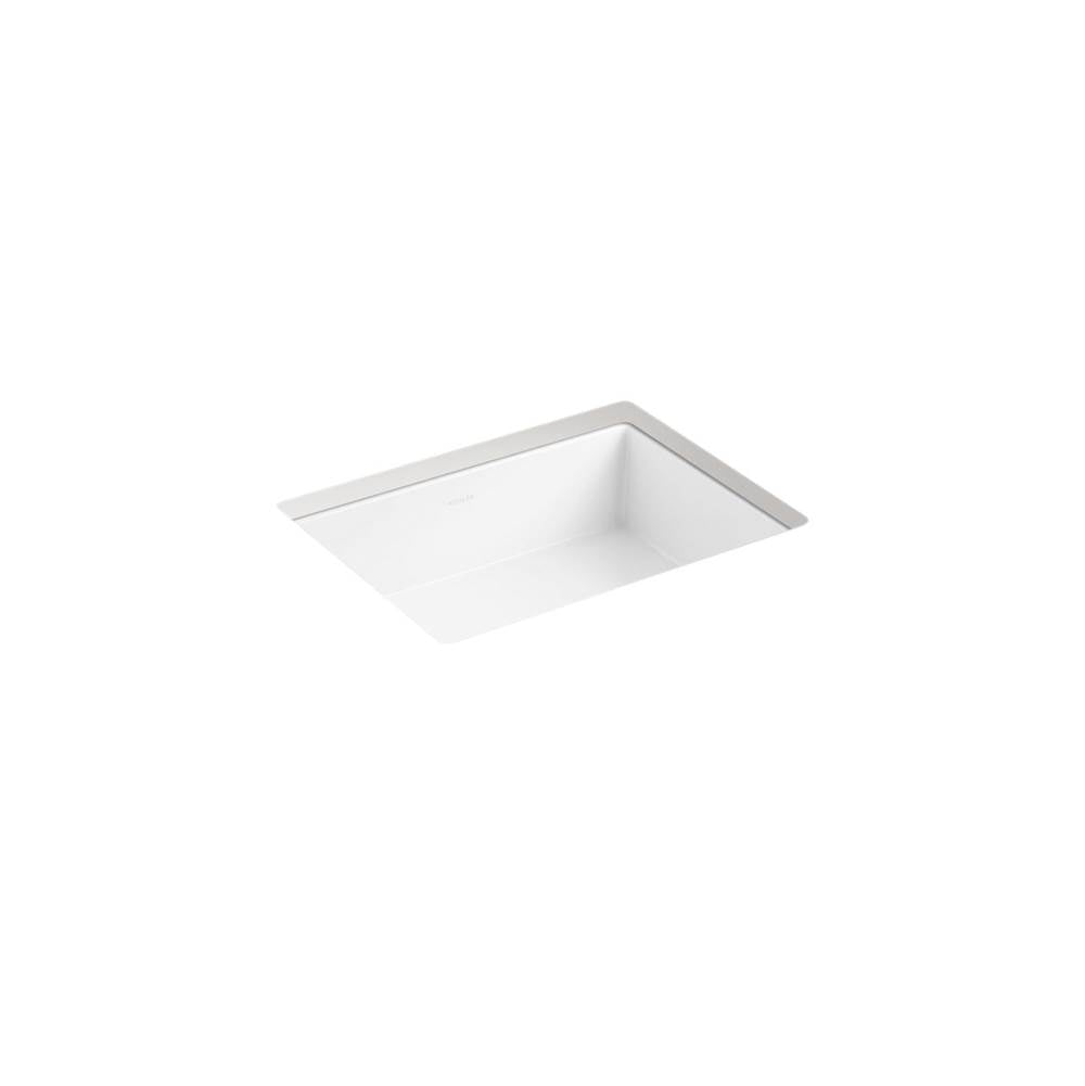 16-1/2" rectangular undermount bathroom sink