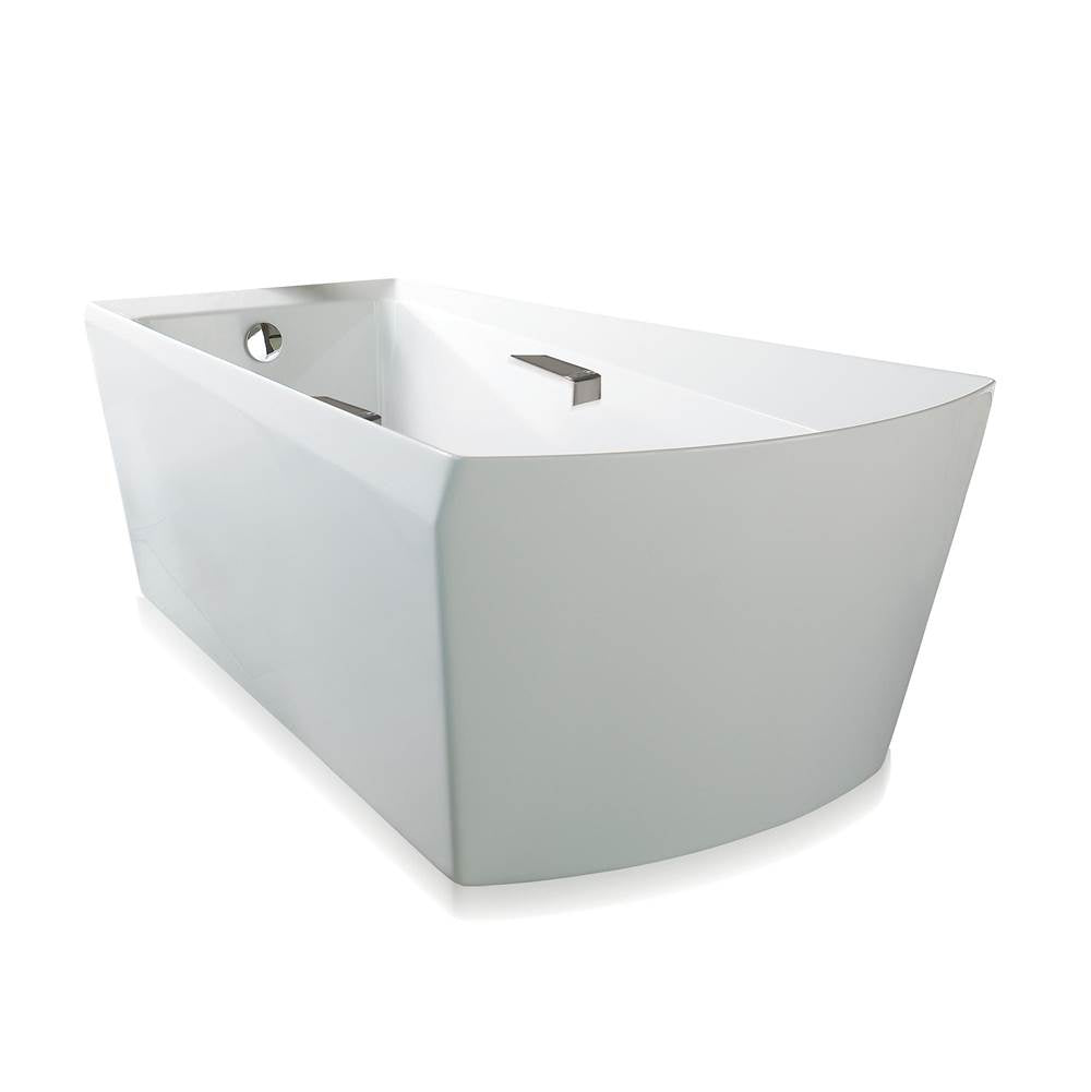 Acrylic Soiree Freestanding Soaker - Cotton Bn Grab Bars