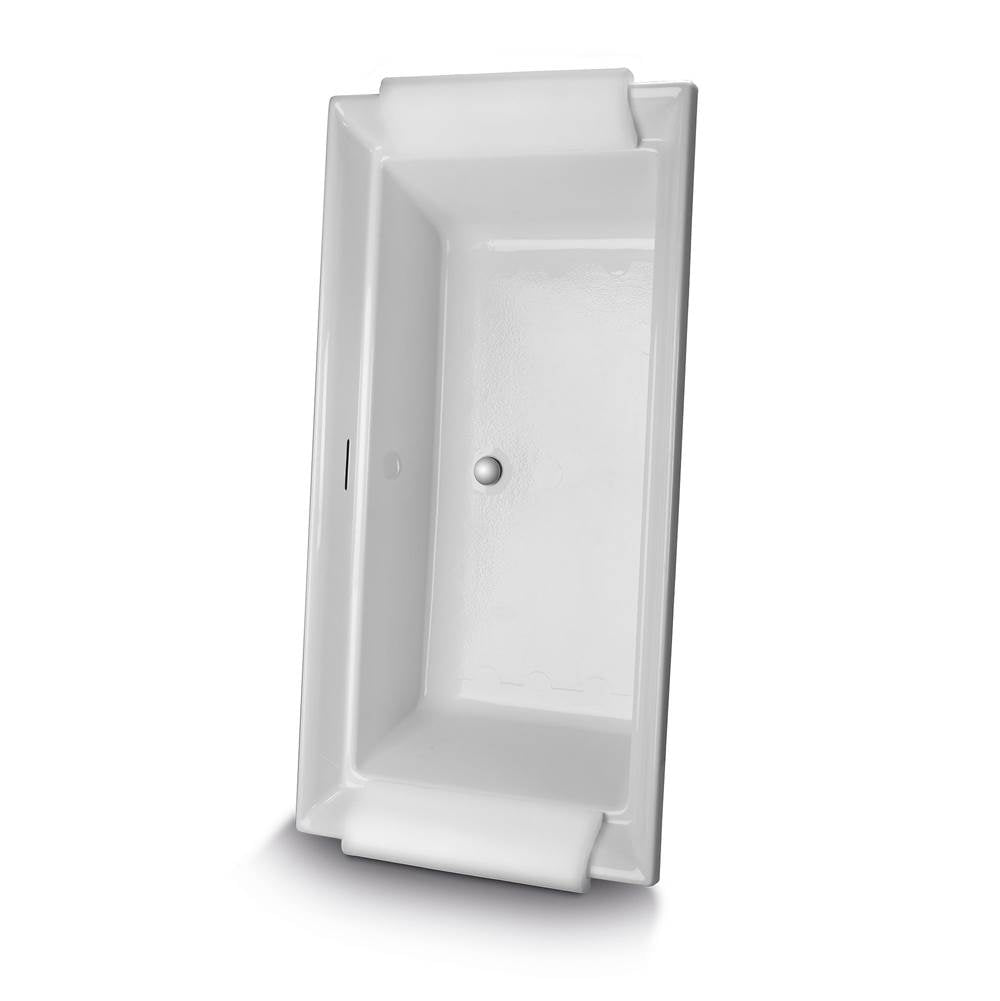 Acrylic Soaker Aimes Cotton Brushed Nickel