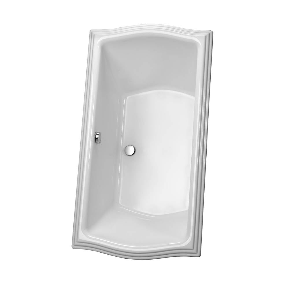 Acrylic Soaker Clayton 7236 Cotton Bn Grab Bar