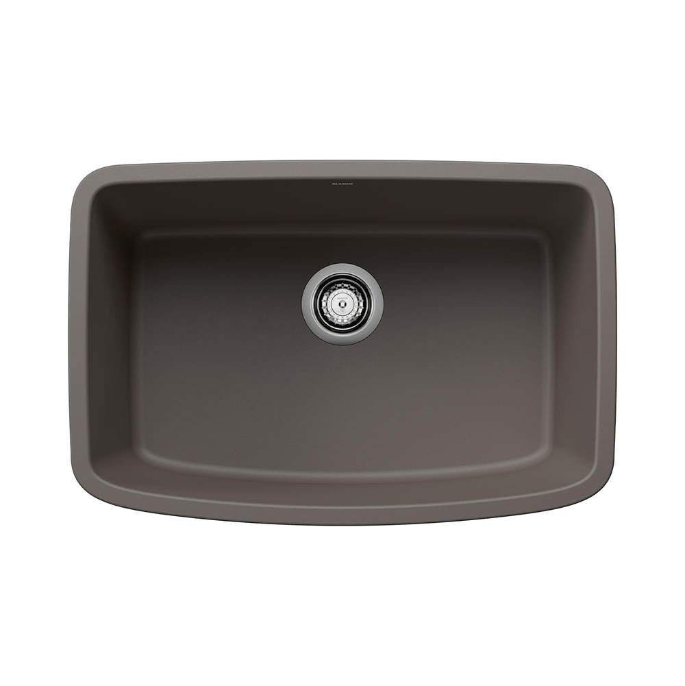 Valea SILGRANIT 27" Single Bowl Undermount Kitchen Sink - Volcano Gray