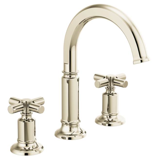 Invari  Widespread Lavatory Faucet with Arc Spout - Less Handles 1.2 GPM