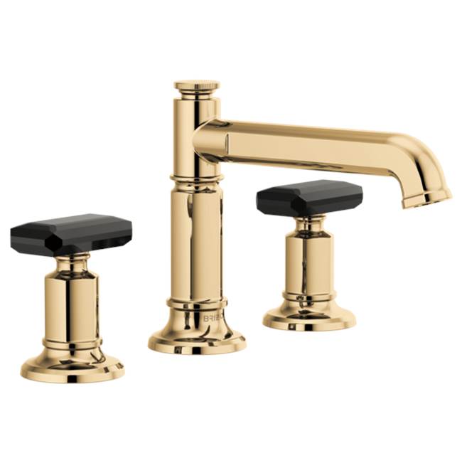 Invari  Widespread Lavatory Faucet with Angled Spout - Less Handles 1.5 GPM