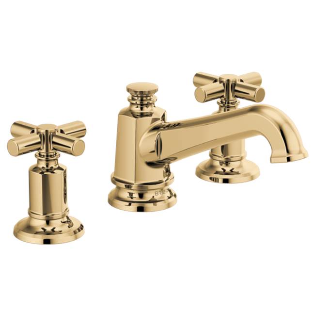 Invari  Widespread Lavatory Faucet with Angled Spout - Less Handles 1.2 GPM