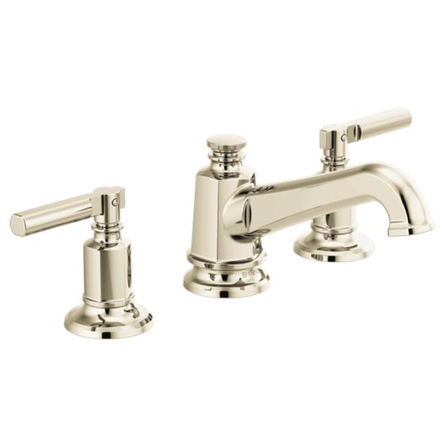 Invari  Widespread Lavatory Faucet with Angled Spout - Less Handles 1.2 GPM