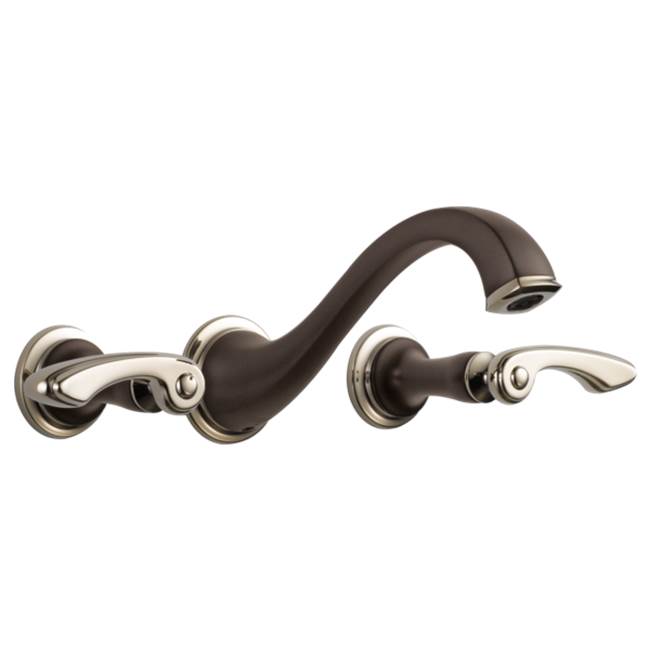 Charlotte  Two-Handle Wall Mount Lavatory Faucet - Less Handles 1.2 GPM