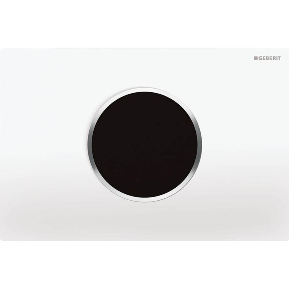 Wc Flush Control With Electronic Flush Actuation, Mains Operation, Dual Flush, Sigma10 Actuator Plate, Automatic/Touchless Brushed, Polished