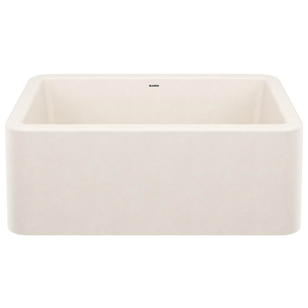 Ikon SILGRANIT 27" Single Bowl Apron-Front Farmhouse Sink - Volcano Gray