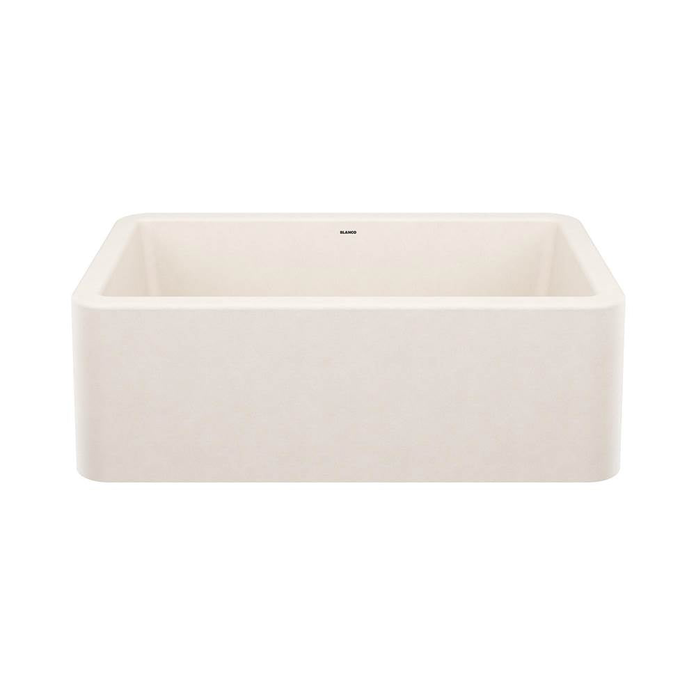 Ikon SILGRANIT 30" Single Bowl Apron-Front Farmhouse Sink - Volcano Gray