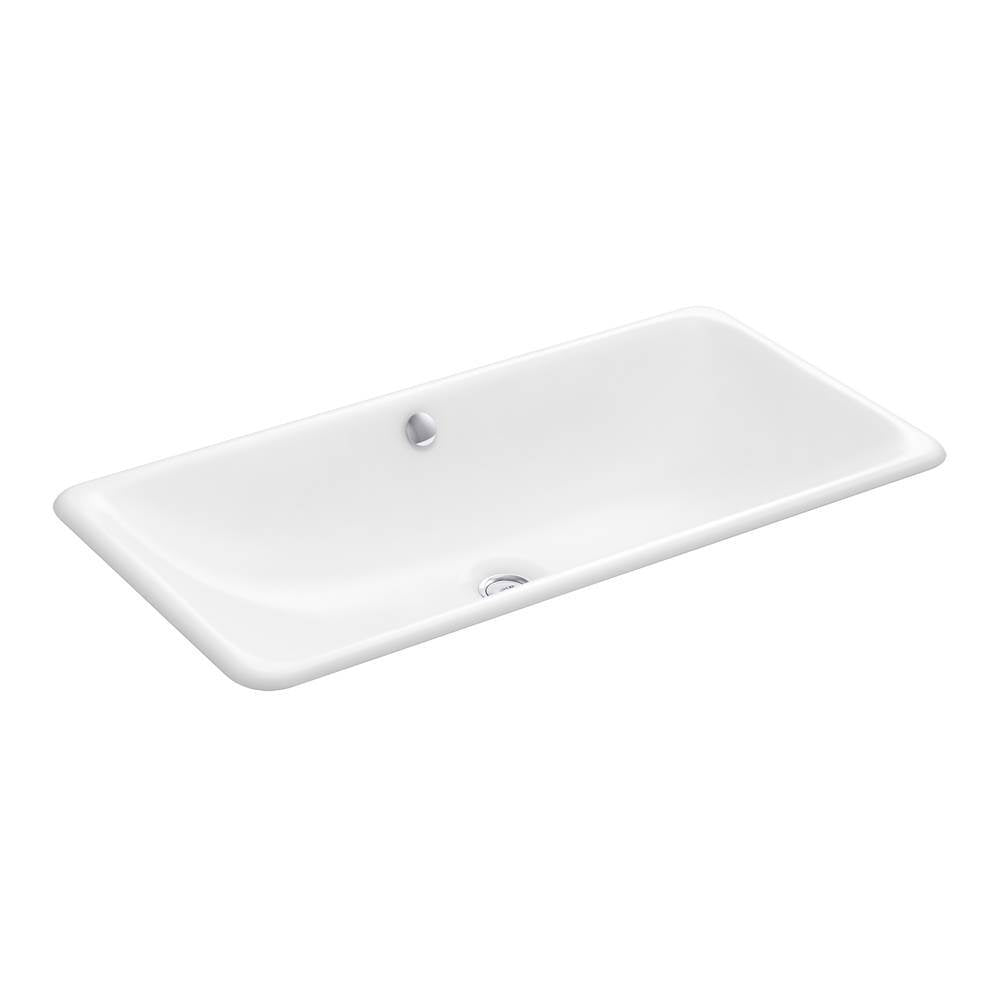 Iron Plains  30" rectangular drop-in/undermount bathroom sink