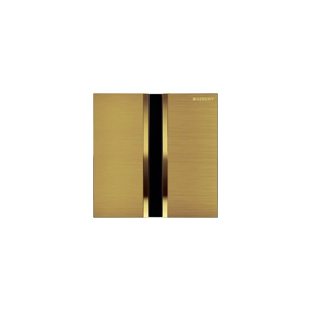 Urinal Flush Control With Electronic Flush Actuation, Battery Operation, Cover Plate Type 50: Chrome-Plated, Brushed