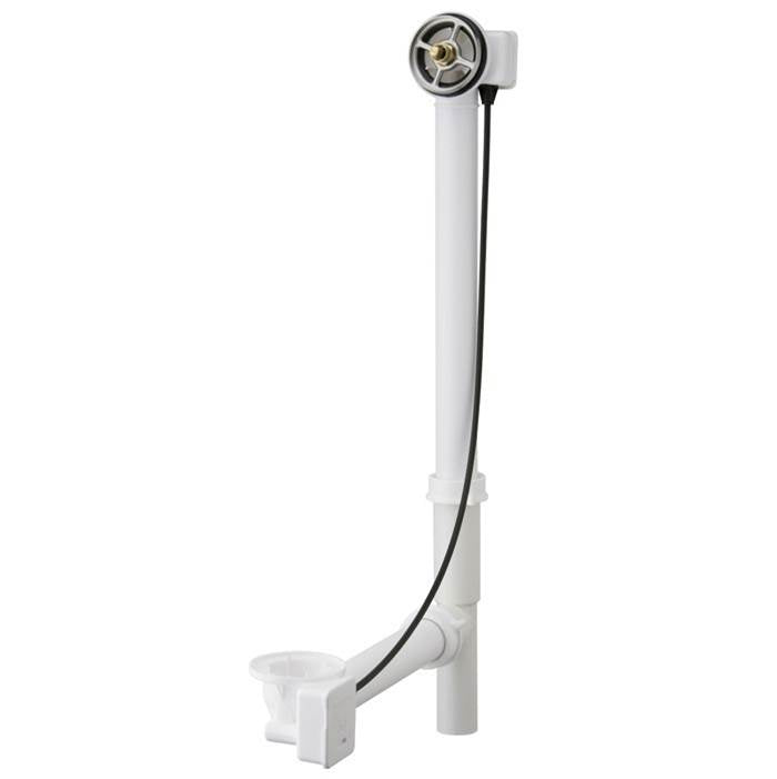 Bathtub Drain With Turncontrol Handle Actuation, Rough-In Unit 17-24" Pp