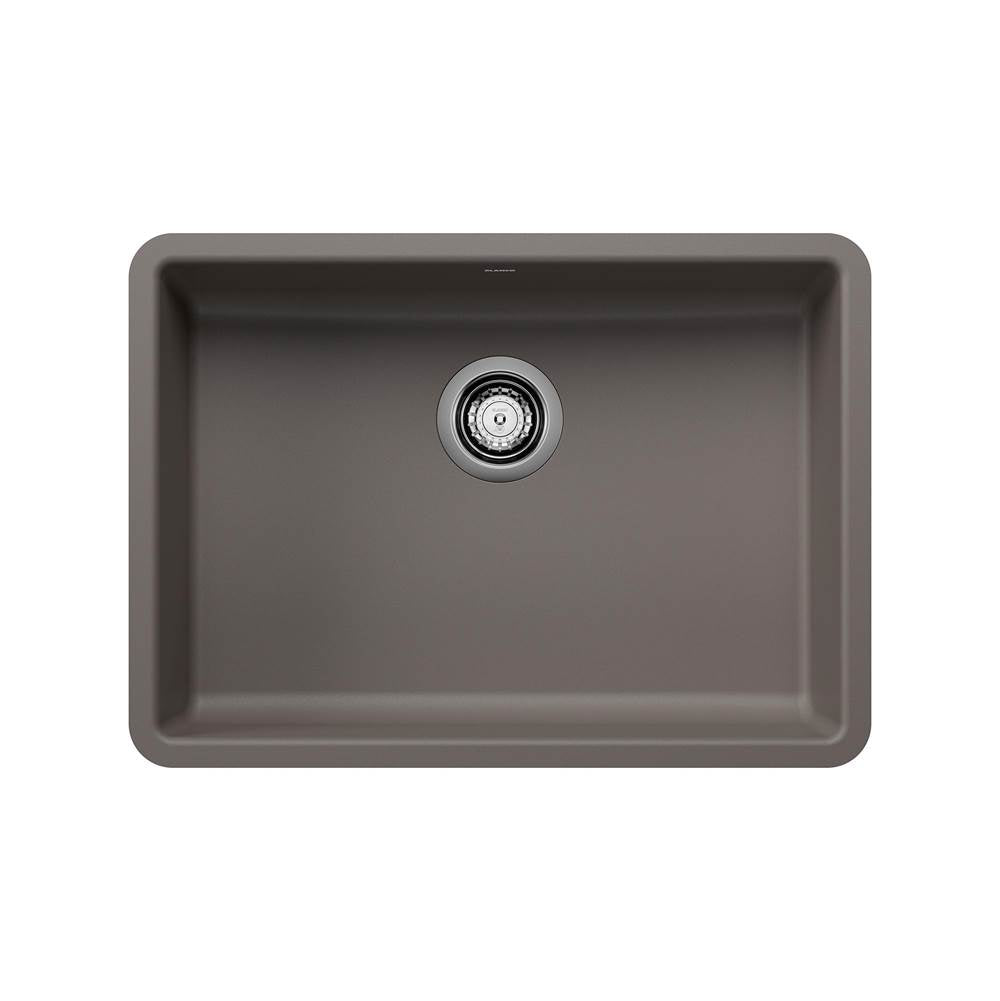 Precis SILGRANIT 25" ADA Single Bowl Undermount Kitchen Sink - Volcano Gray