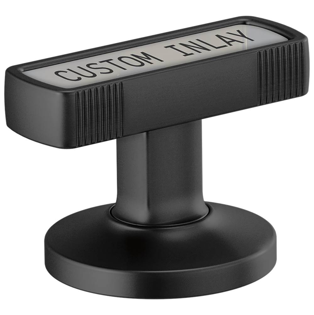 Kintsu  Widespread Lavatory Knob Handles with Custom Inlay