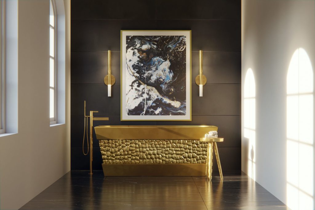 Thompson Traders TBT-6028SB-TURTLE Tortuga Bath Tub in Satin Brass
(Turtle)