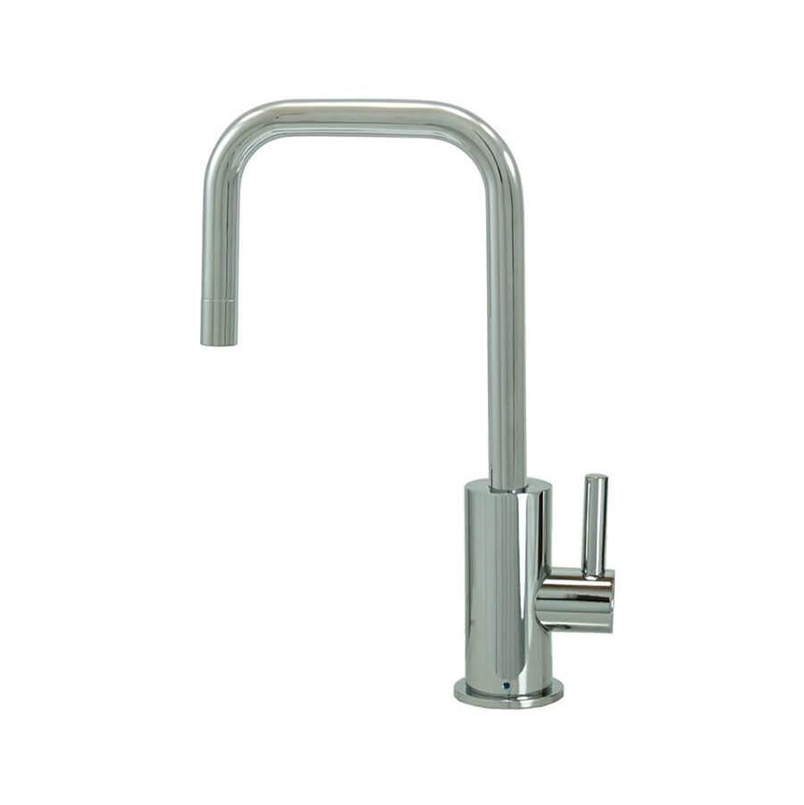 Mini Faucet with Knurled Lever and Spout Tip