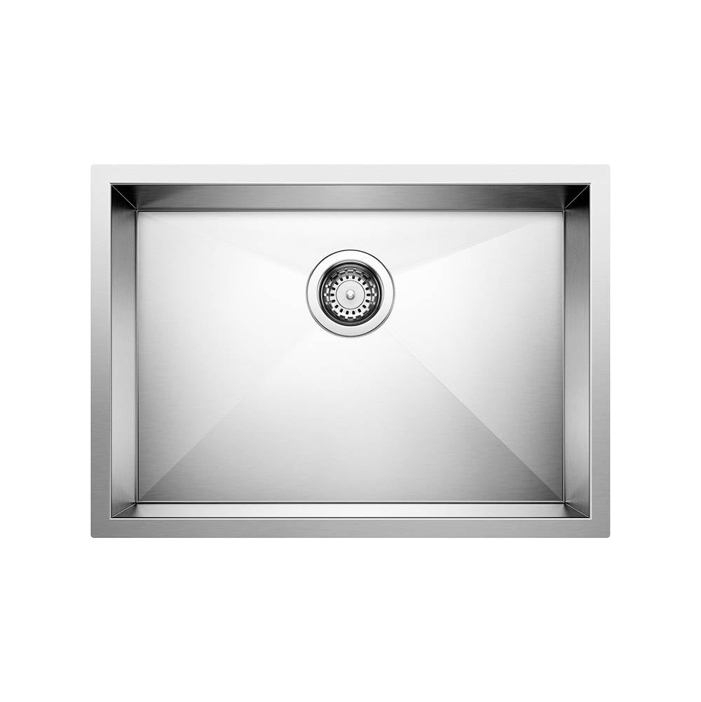 Quatrus R0 25" Single Bowl Undermount ADA Stainless Steel Kitchen Sink