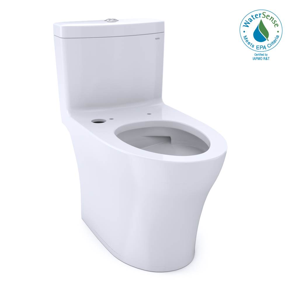 Aquia  Iv One-Piece Elongated Dual Flush 1.28 And 0.8 Gpf Washlet + And Auto Flush Ready Toilet With Cefiontect , Cotton White