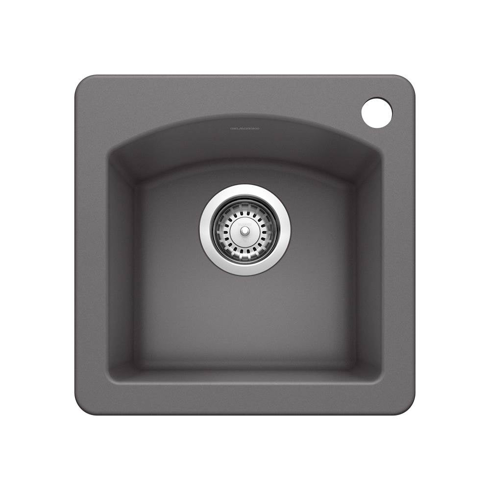 Diamond SILGRANIT 15' Dual Mount Bar Sink - Volcano Gray