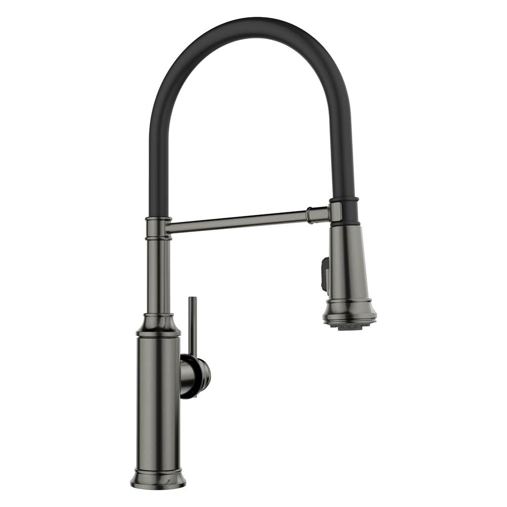 Empressa Soap Dispenser - Satin Dark Steel