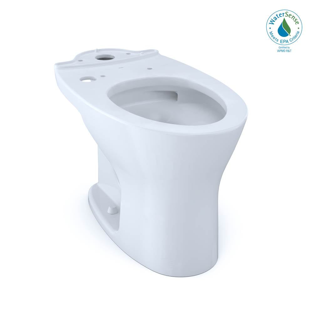 Drake  Dual Flush Elongated Universal Height Toilet Bowl With Cefiontect , Washlet+ Ready, Cotton White