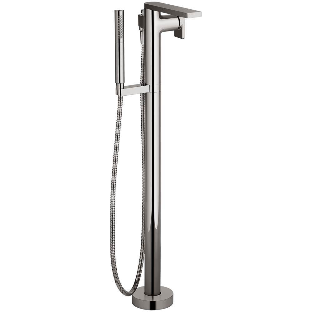 Composed  Floor-mount bath filler trim with handshower