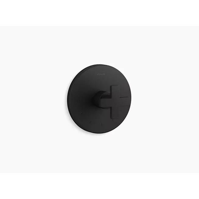 Composed  MasterShower  temperature control valve trim with cross handle