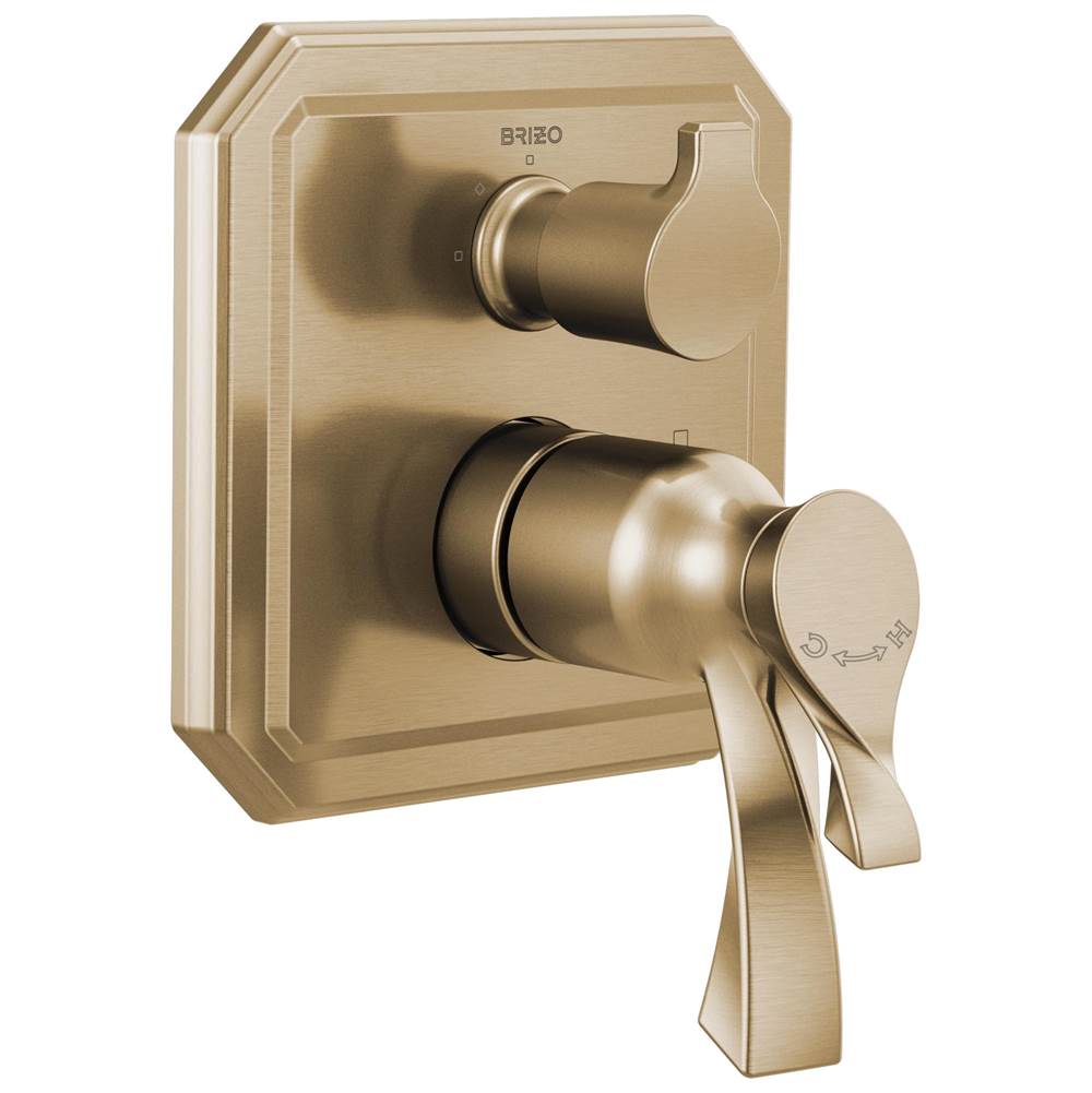 Virage  TempAssure Thermostatic Valve with Integrated 3-Function Diverter Trim