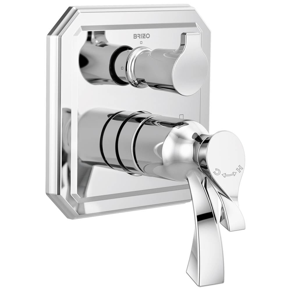 Virage  TempAssure Thermostatic Valve with Integrated 3-Function Diverter Trim