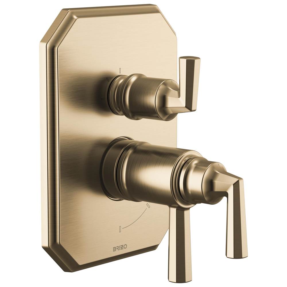 Beauclere TempAssure  Thermostatic Valve with Integrated 3-Function Diverter Trim