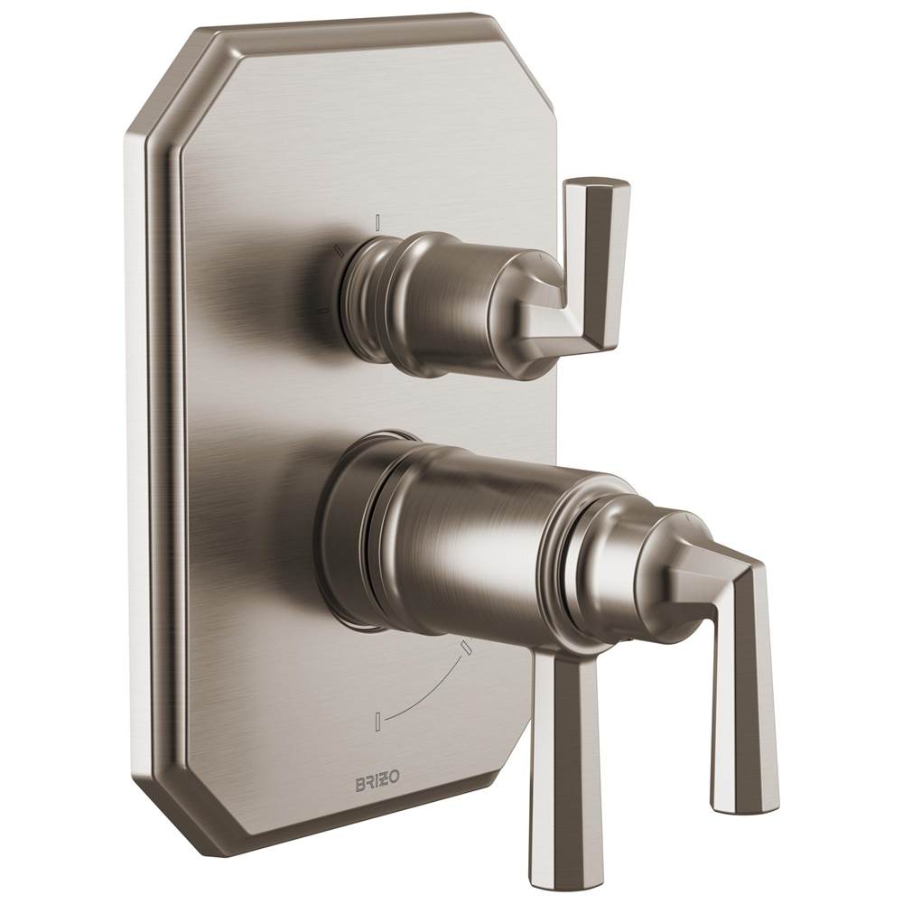 Beauclere TempAssure  Thermostatic Valve with Integrated 3-Function Diverter Trim