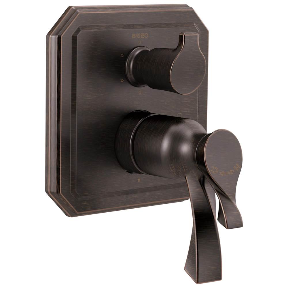 Virage  TempAssure Thermostatic Valve with Integrated 6-Function Diverter Trim
