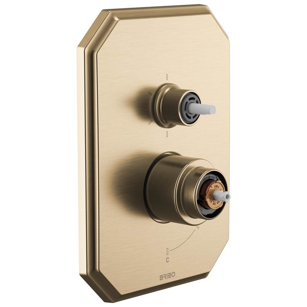 Beauclere Pressure Balance Valve with Integrated 6-Function Diverter Trim - Less Handles