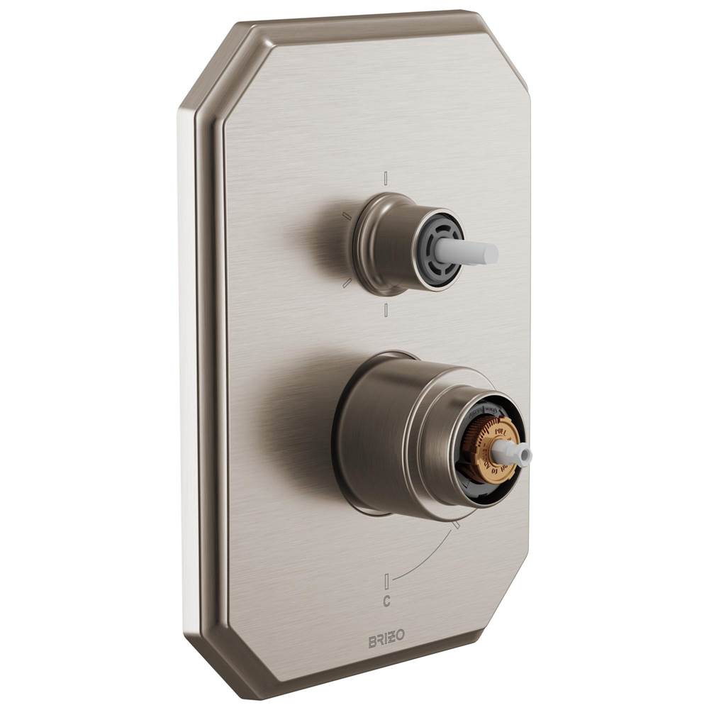 Beauclere Pressure Balance Valve with Integrated 6-Function Diverter Trim - Less Handles