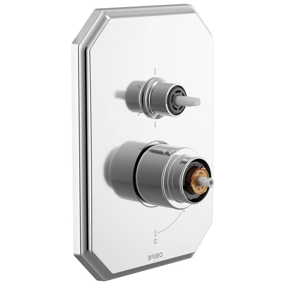 Beauclere Pressure Balance Valve with Integrated 6-Function Diverter Trim - Less Handles