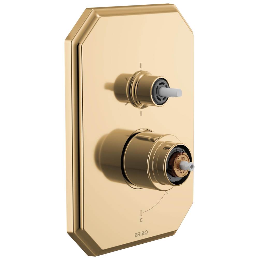 Beauclere Pressure Balance Valve with Integrated 6-Function Diverter Trim - Less Handles