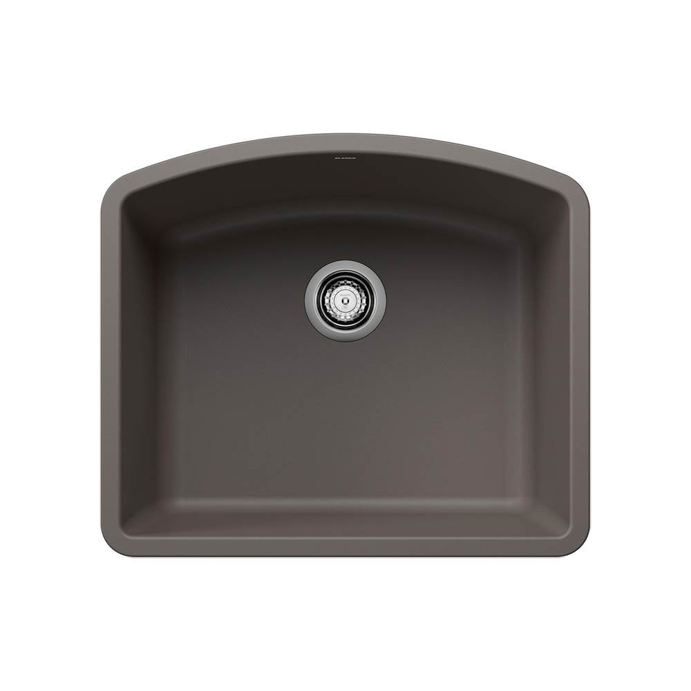 Diamond SILGRANIT 24" Single Bowl Undermount Kitchen Sink - Volcano Gray