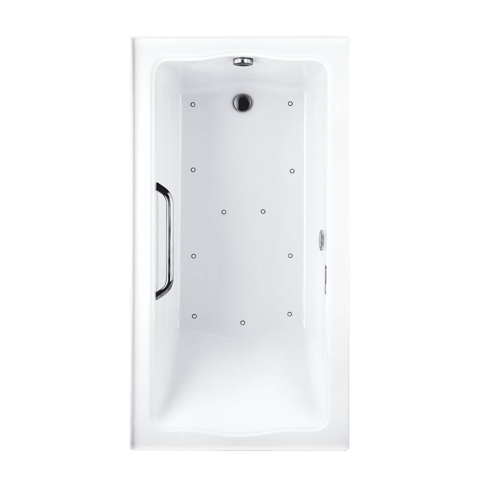 Acrylic Airbath Clayton 6032T2 Cotton Bn Grab Bar R Drain