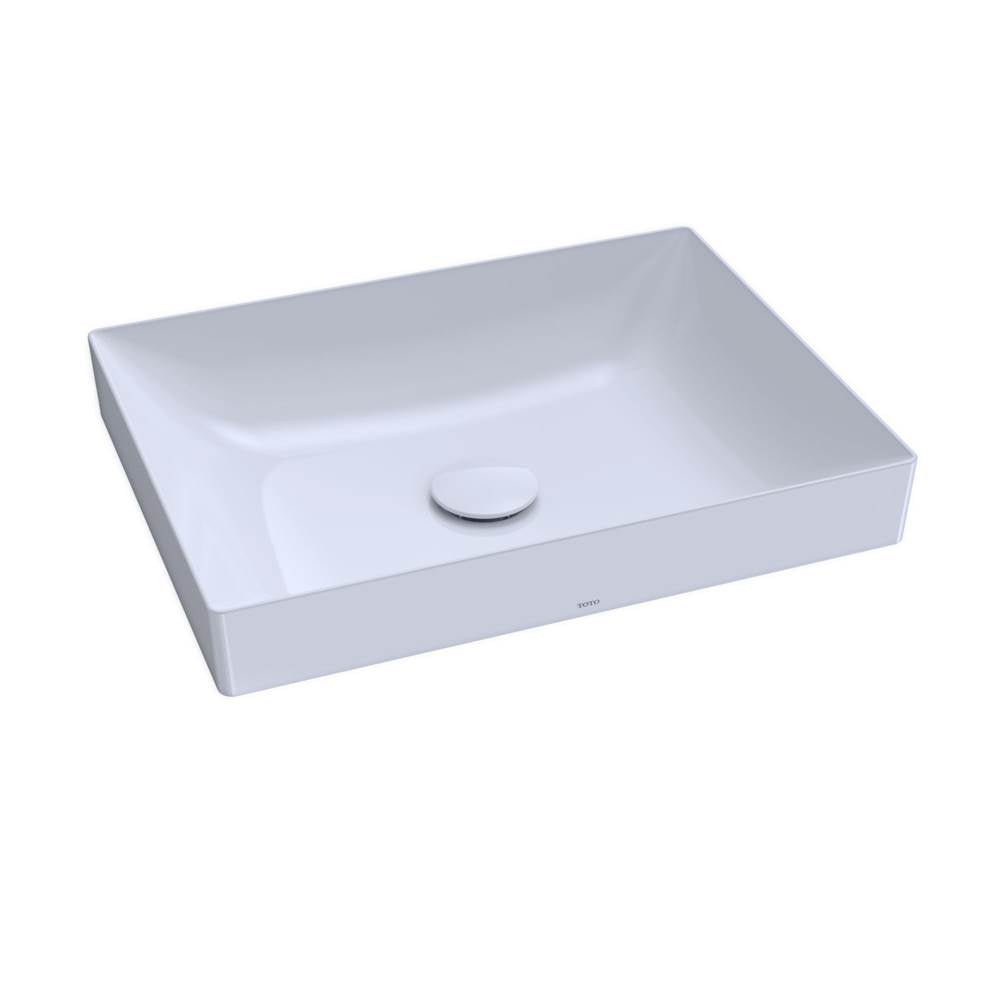 Toto  Kiwami  Rectangular 23" Vessel Bathroom Sink With Cefiontect , Clean Matte