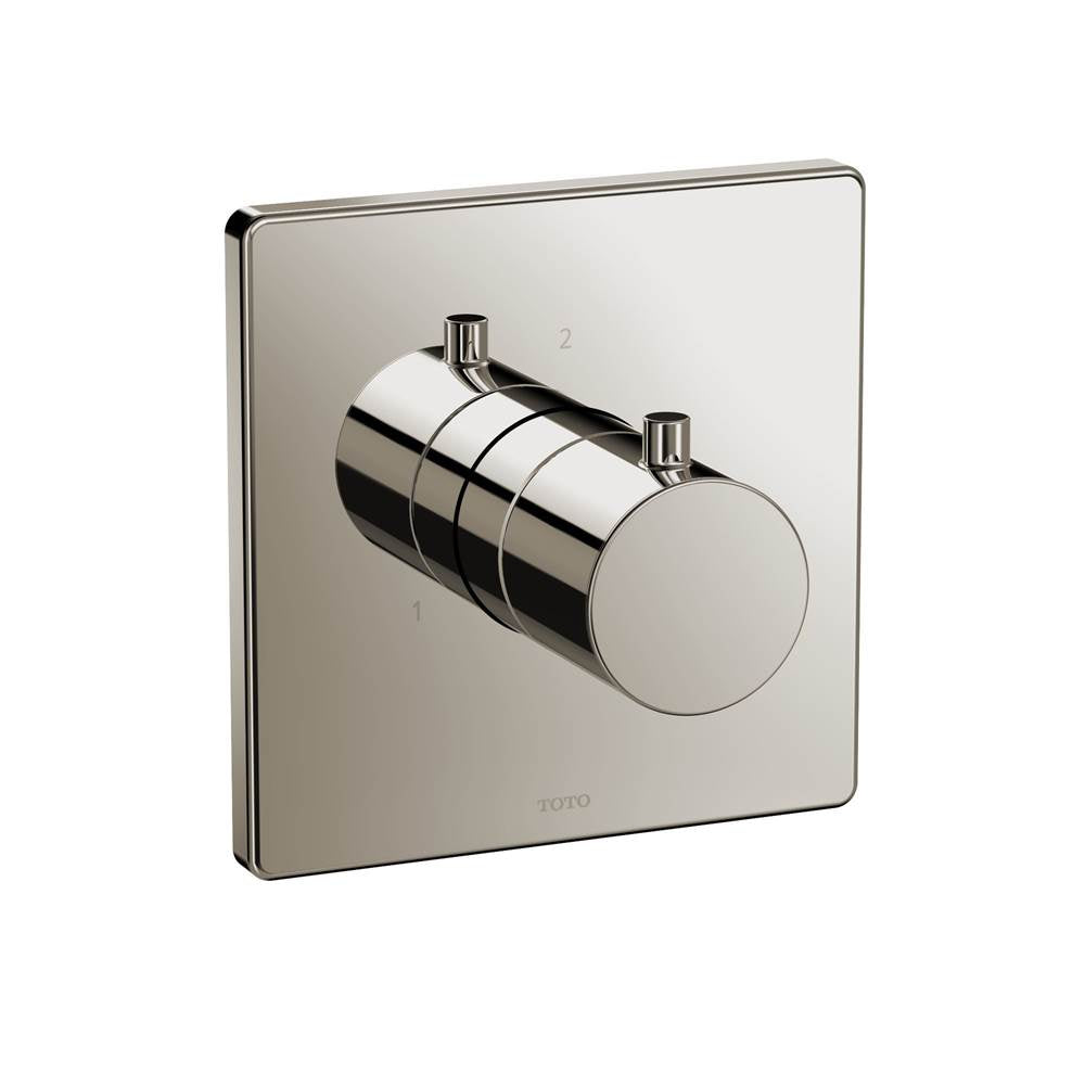 2Way Div Trim W/O Off,G,Square Polished Nickel