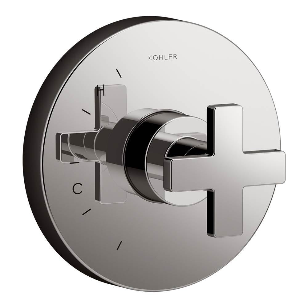 Composed  Rite-Temp  valve trim with cross handle